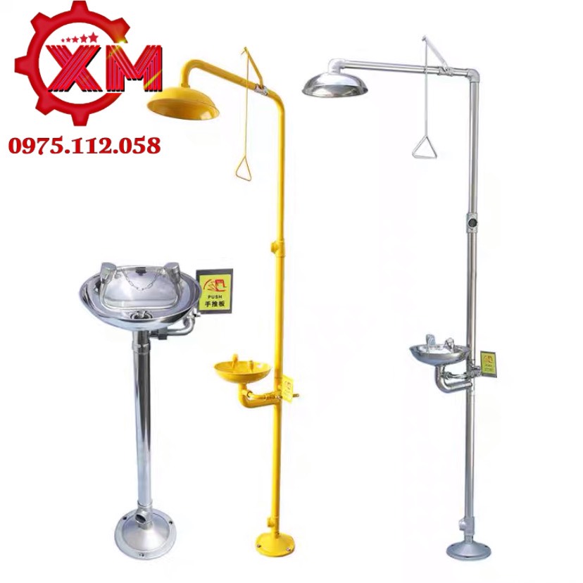 BỒN RỬA MẮT KHẨN CẤP LOẠI ĐỨNG CÓ CHÂN ĐẠP
