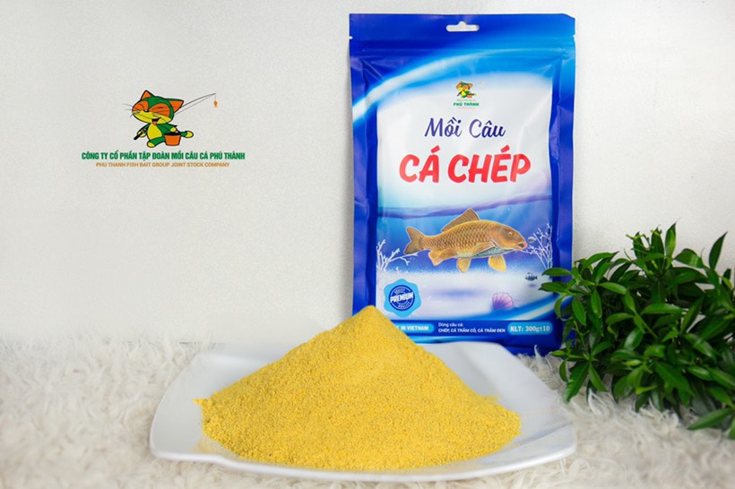 Mồi câu cá Trắm, chép, trôi. Hãng mồi câu cá Phú Thành