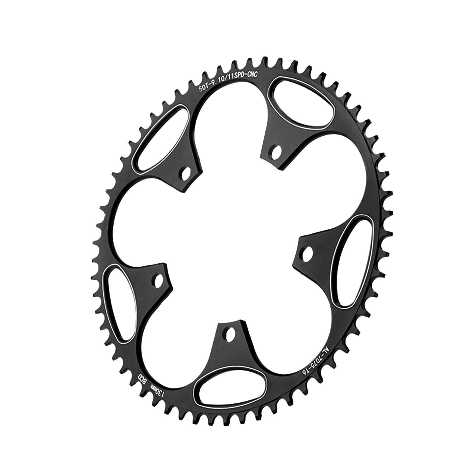 Bike Narrow Wide Chainring 130mm BCD Bike Chainring for Road Bike