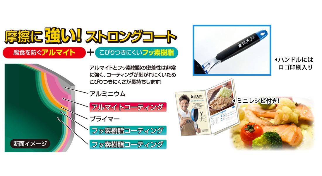 Nồi chống dính cao cấp 5 lớp đáy từ Show-A - Size 20cm - Made in Japan