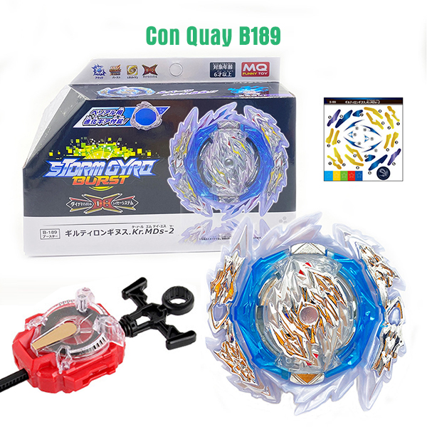 Đồ Chơi Con Quay B189 Kèm Tay Quay | Con Quay BEYBLADE B189
