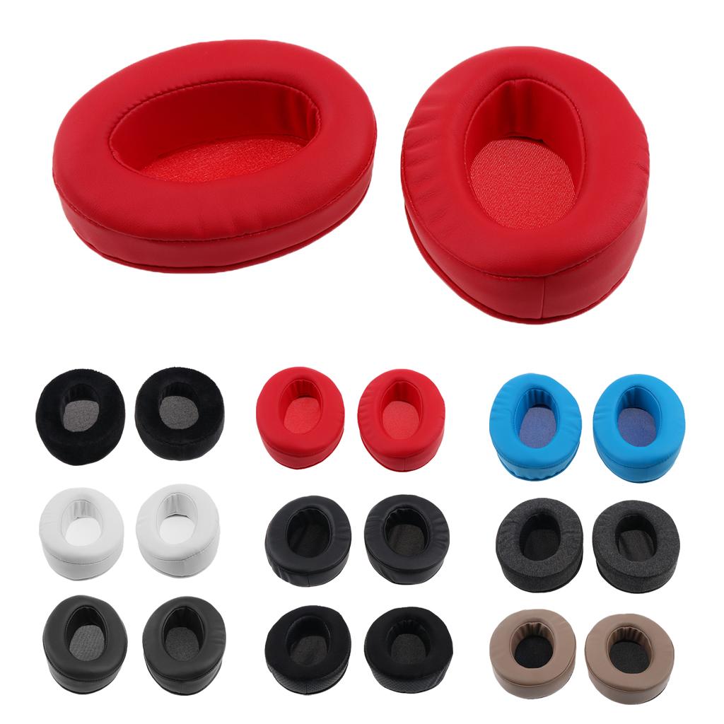 Pair Replacement Pads for  MDR V6 Gaming Headphone Black