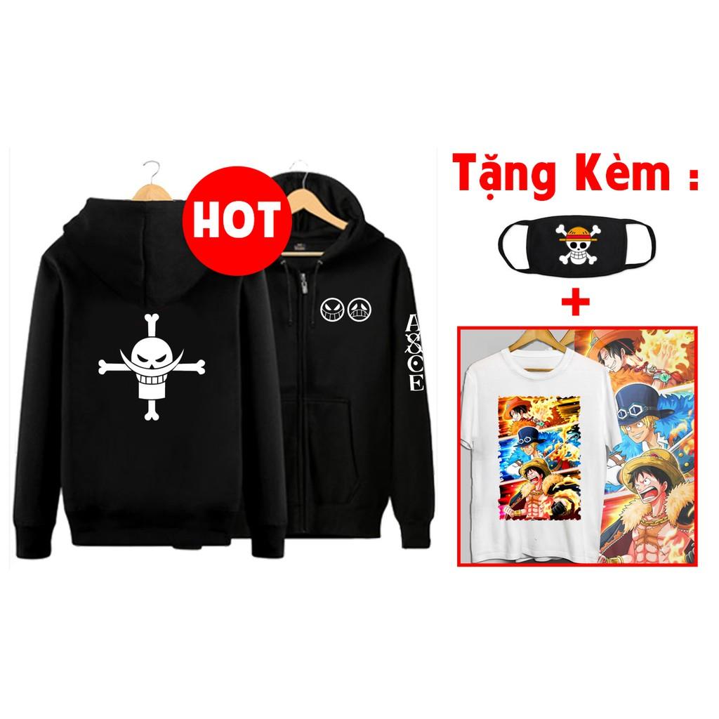 Áo khoác Râu Trắng Áo khoác nỉ One Piece đẹp siêu ngầu HOT nhất