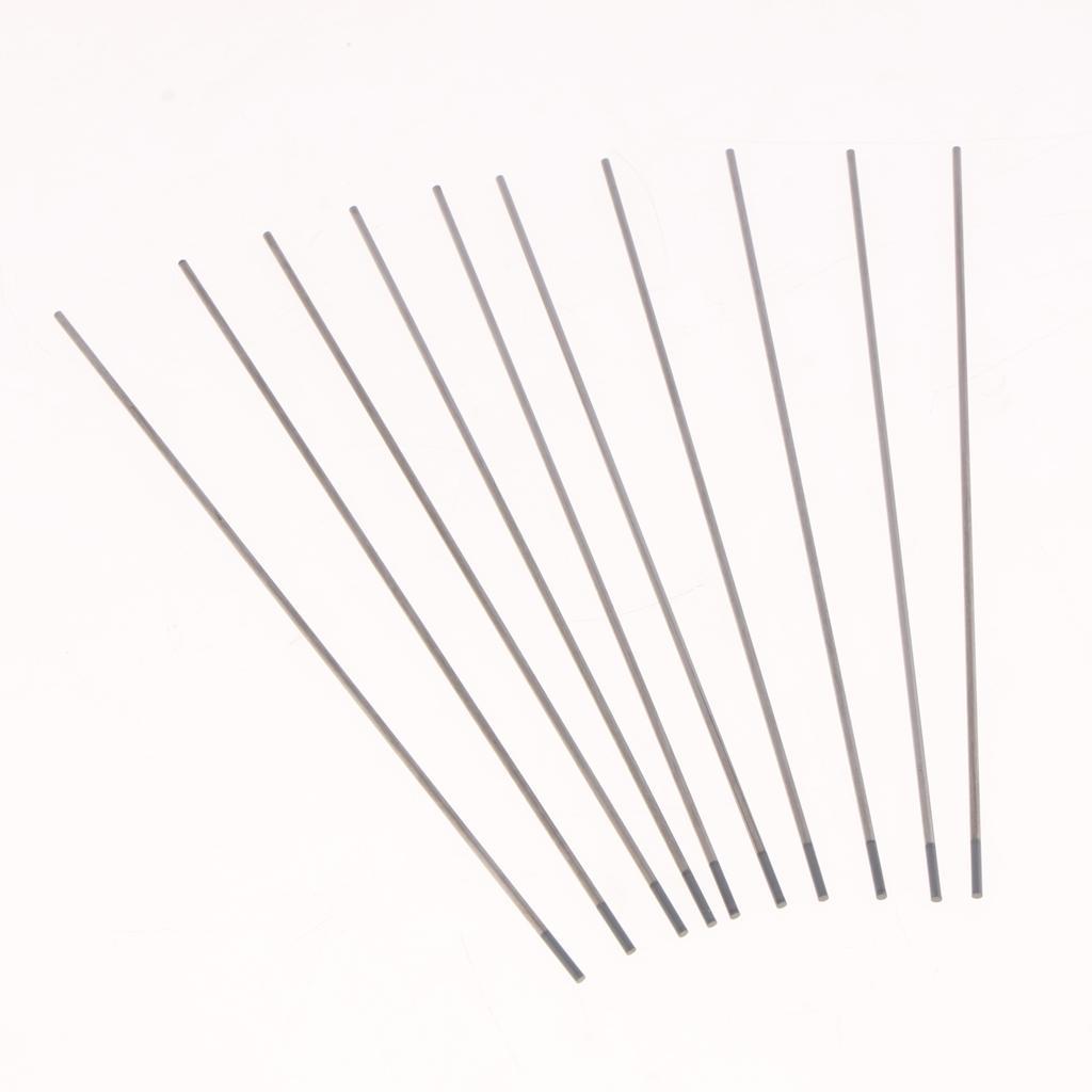 10 Pieces WT20 1/16 x5.9inch 2% Thoriated Red Tungsten Electrodes Welding Tig Rods
