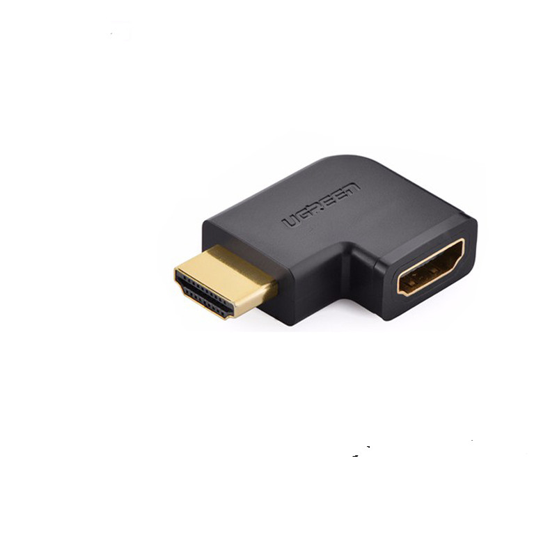 Đầu Nối HDMI Bẻ Góc Trái ( hình chữ L- âm sang dương)- Hàng Chính Hãng Ugreen