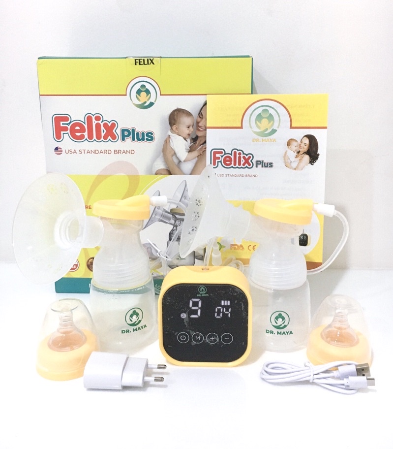 Máy hút sữa Điện Đôi Felix 9 Lạc lạc Dr.maya cấp độ hút chuyên sâu ( Bảo Hành 12 Tháng + Kèm phiếu)