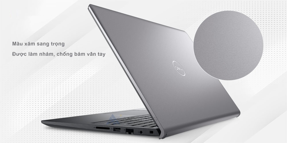 Máy Tính Xách Tay Laptop Dell Vostro 15 3520 5M2TT2 Core i5-1235U, 8GD4, 512SSD, 15.6FHD, BT, 3C41WHr, W11SL+OFFICE HOME_ST, ProSup, XÁM - Hàng Chính Hãng