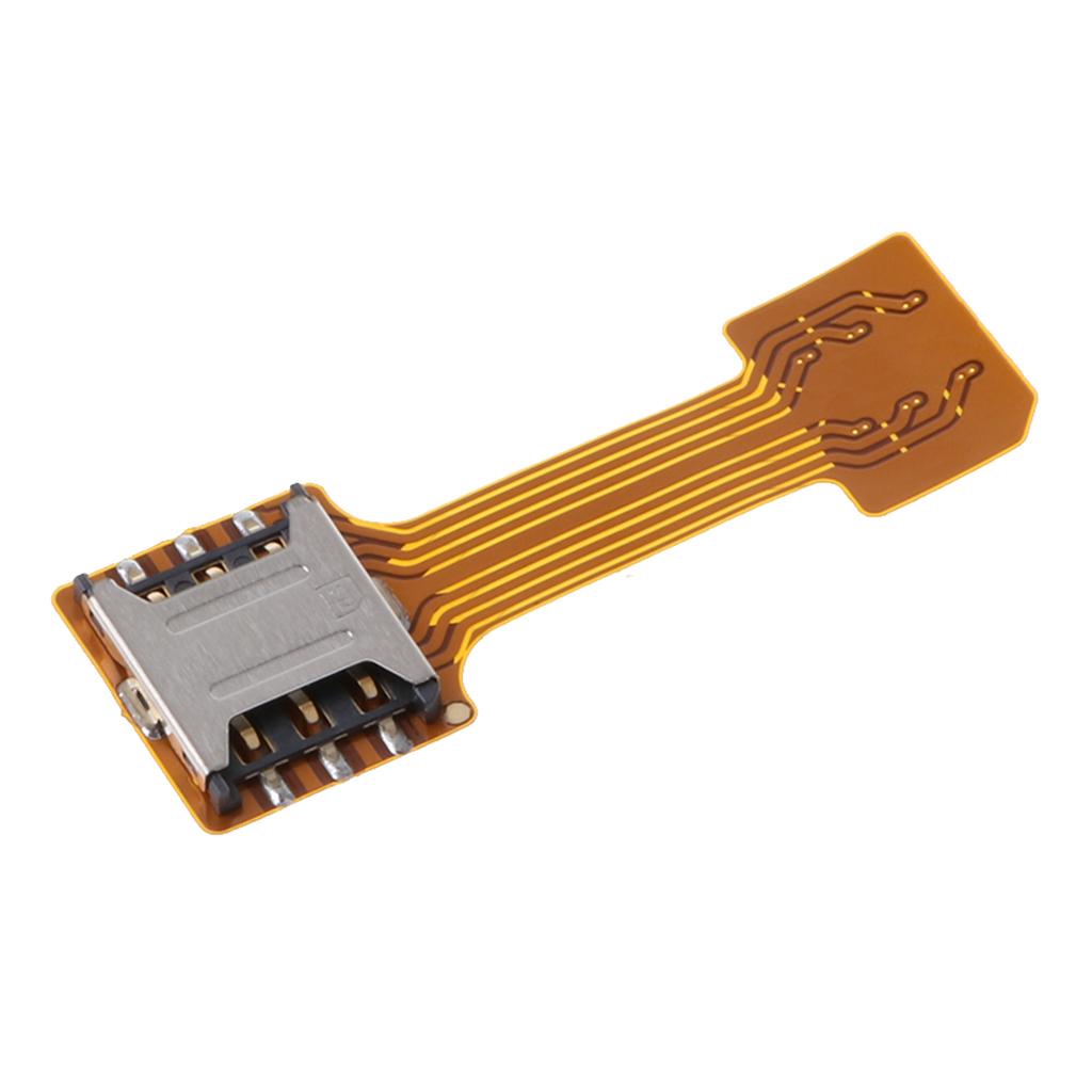 2x Mini Dual SIM Card TF Card Adapter Extender For Samsung Android Nano SIM