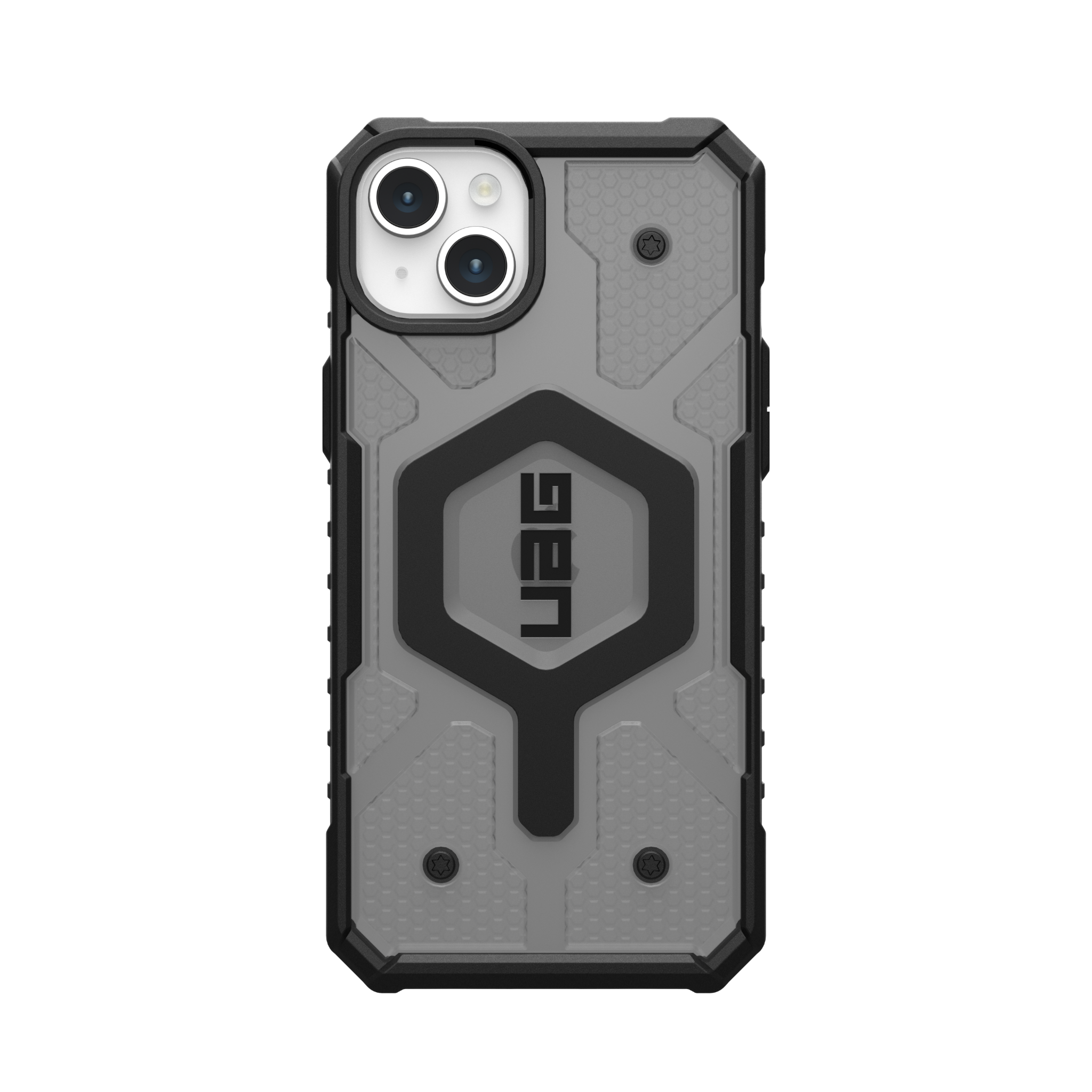 Ốp Lưng Chống Sốc UAG Pathfinder Clear Hỗ Trợ Sạc Magsafe Cho iPhone 15 Plus Hàng chính hãng