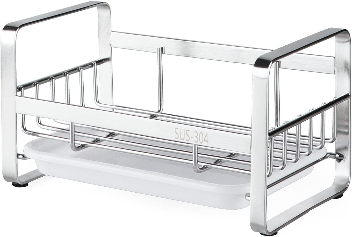 Giá đỡ bọt biển, giá đỡ đĩa xà phòng với khay thoát nước có thể tháo rời