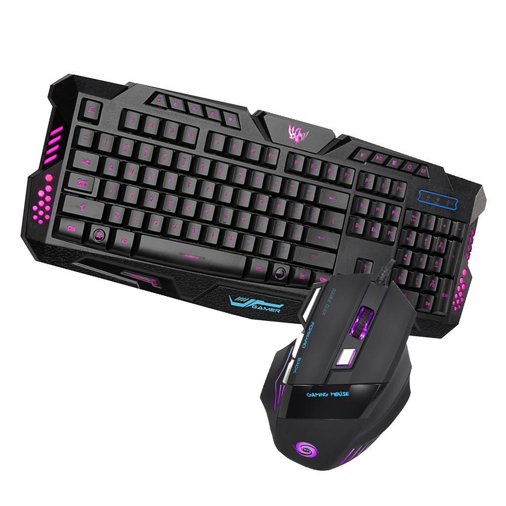 English Characters/Letters USB Wired Backlight Ergonomical Gaming Mouse