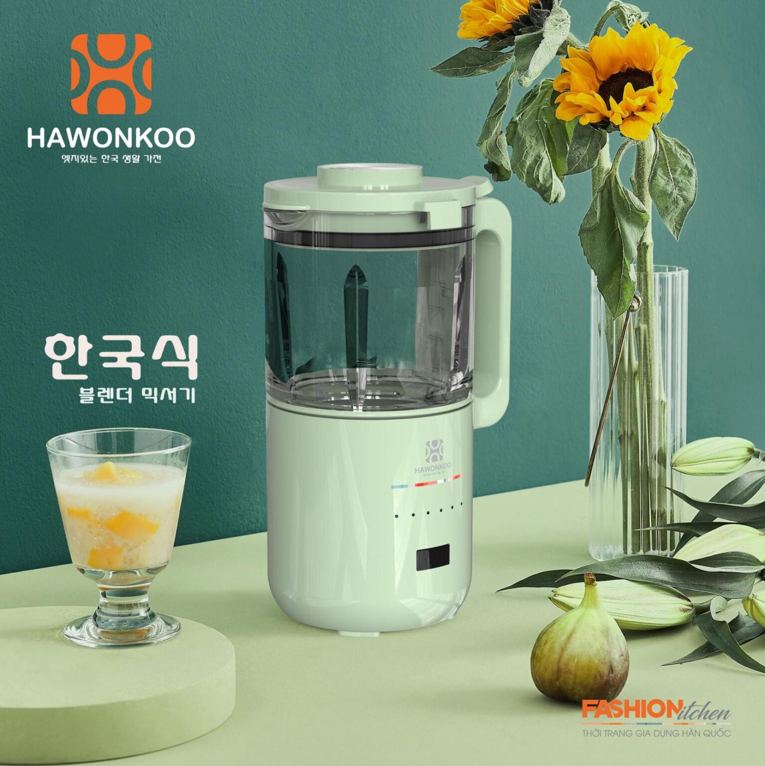 Máy Làm Sữa Hạt Hawonkoo SMH-120 6in1 1000W 1200ML Hàng Chính Hãng Bảo Hành 12 Tháng - Thương Hiệu Hàn Quốc