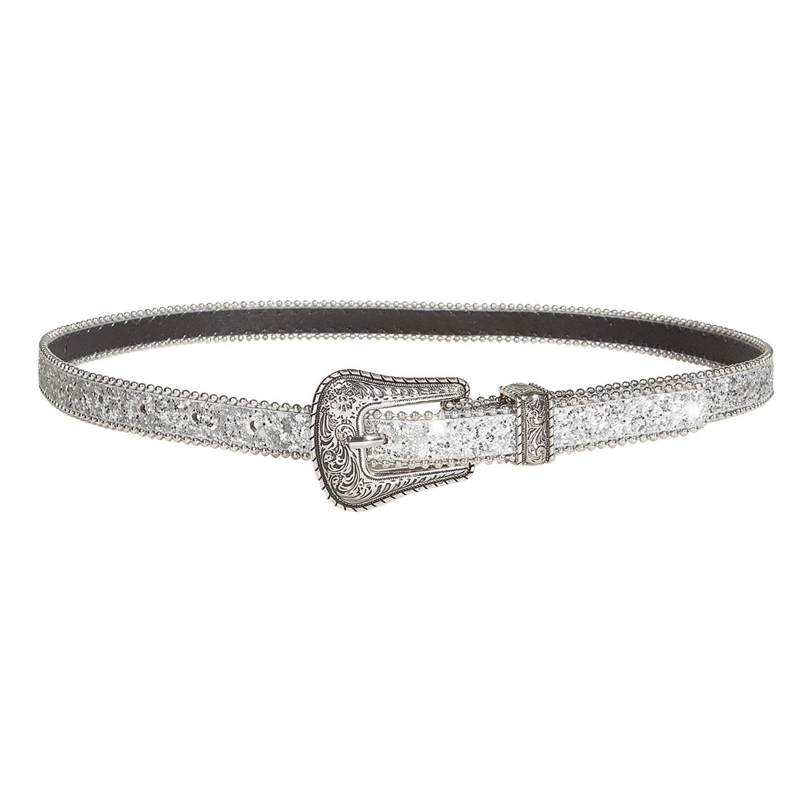 Women PU Leather Waist Belt Pin Buckle Waistband Casual Strap Adjustable Fashion Belt Rhinestone Decoration for, Pants, Dress, Corset