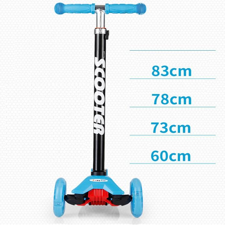 Xe trượt scooter 3 bánh phát sáng, an toàn cho bé, phù hợp cho cả bé trai và bé gái, món quà đặc biệt dành cho bé yêu