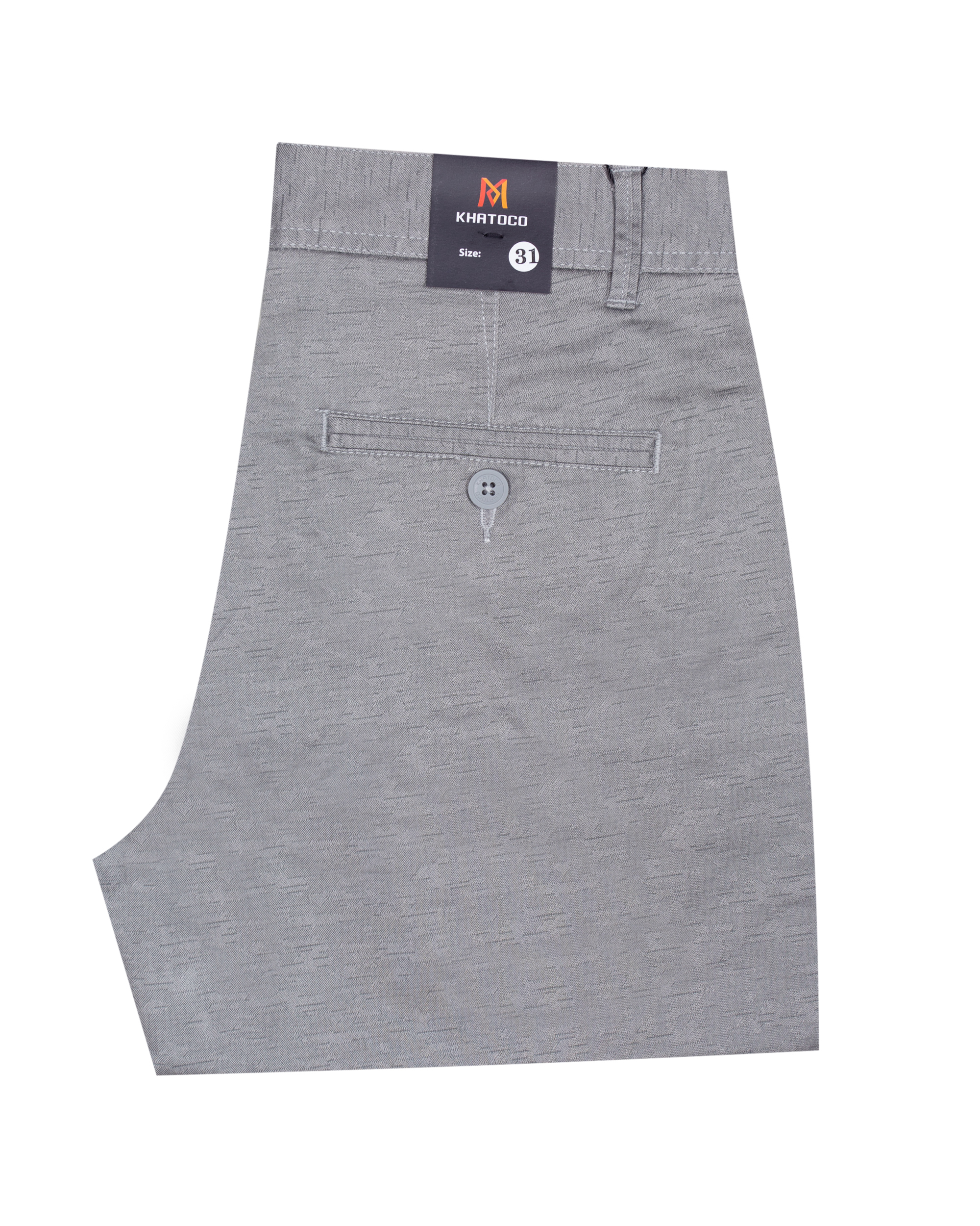 Quần short khaki nam Khatoco Q3M398R0-ININ428-2510-N