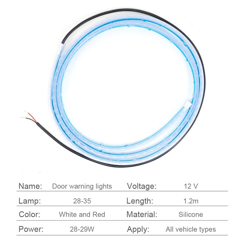 Dải đèn LED nhấp nháy trang trí cửa xe hơi chống thấm nước tiện dụng