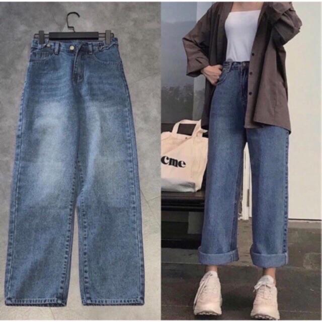 Quần Baggy JEANS ống suông