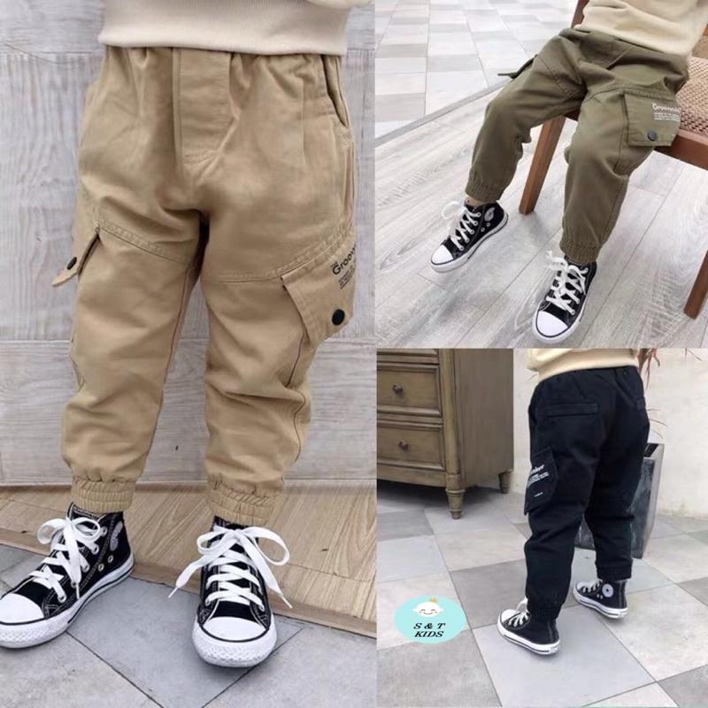 QUẦN KAKI TÚI HỘP CHO BÉ TRAI