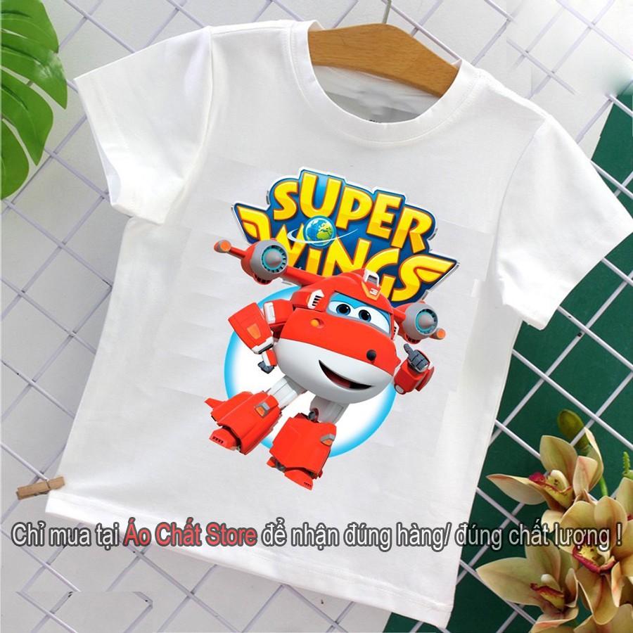 (VIDEO) Áo thun hoạt hình trẻ em đội bay siêu đẳng Super Wings SW02 | Áo Chất Store