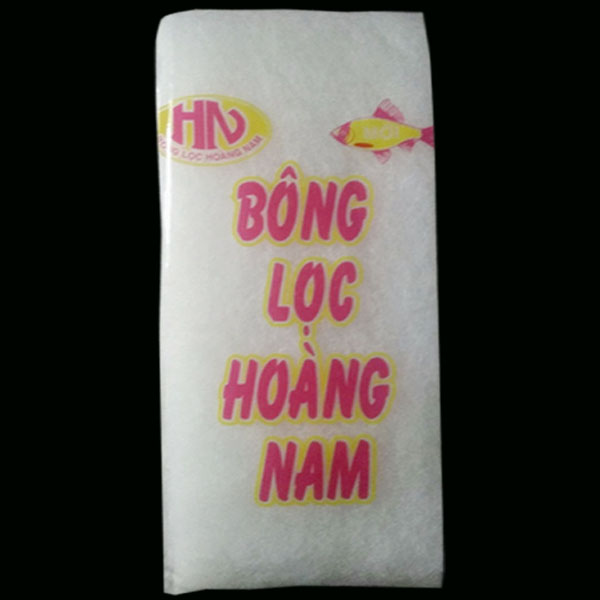 Bông lọc bể cá, vật liệu lọc cho bể cá (30 x 13cm) - Trắng