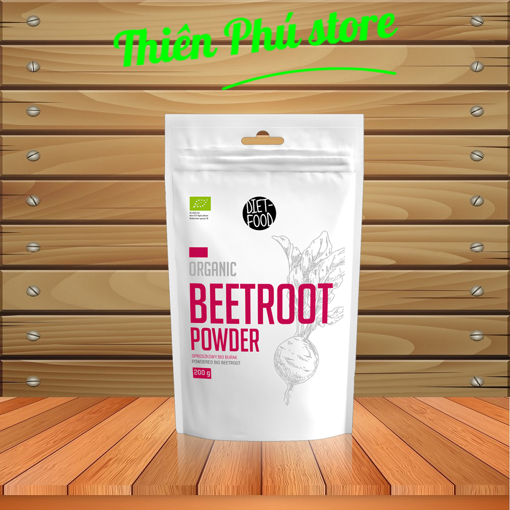 Bột Củ Dền Hữu Cơ Diet Food 200g Organic Beetroot Powder