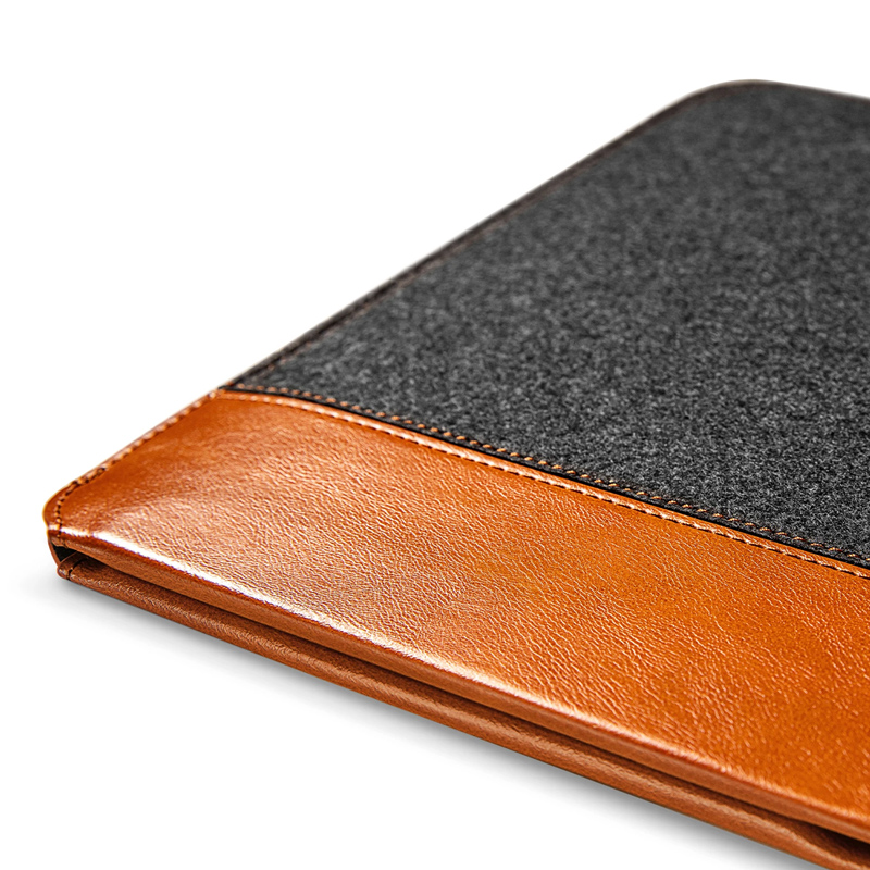 Túi Chống Sốc TOMTOC Felt Và PU Leather Cho Macbook Pro/Air 13"/Pro M1/Pro 16" - Hàng Chính Hãng