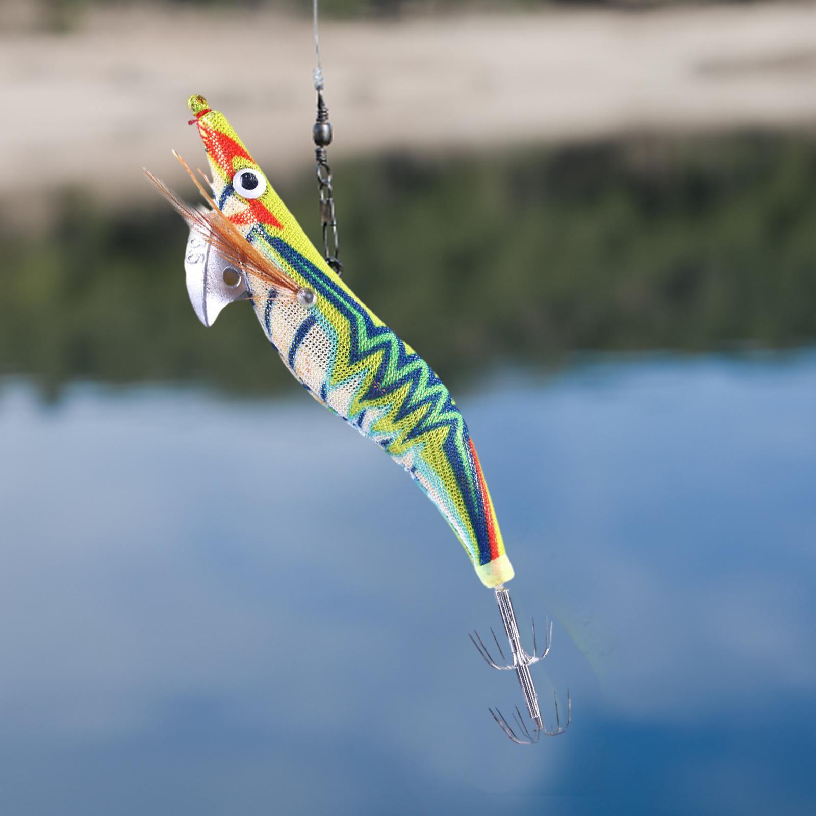 Luminous Squid Jig Hooks 14cm Artificial Squid Jig Lures Durable Squid Hooks