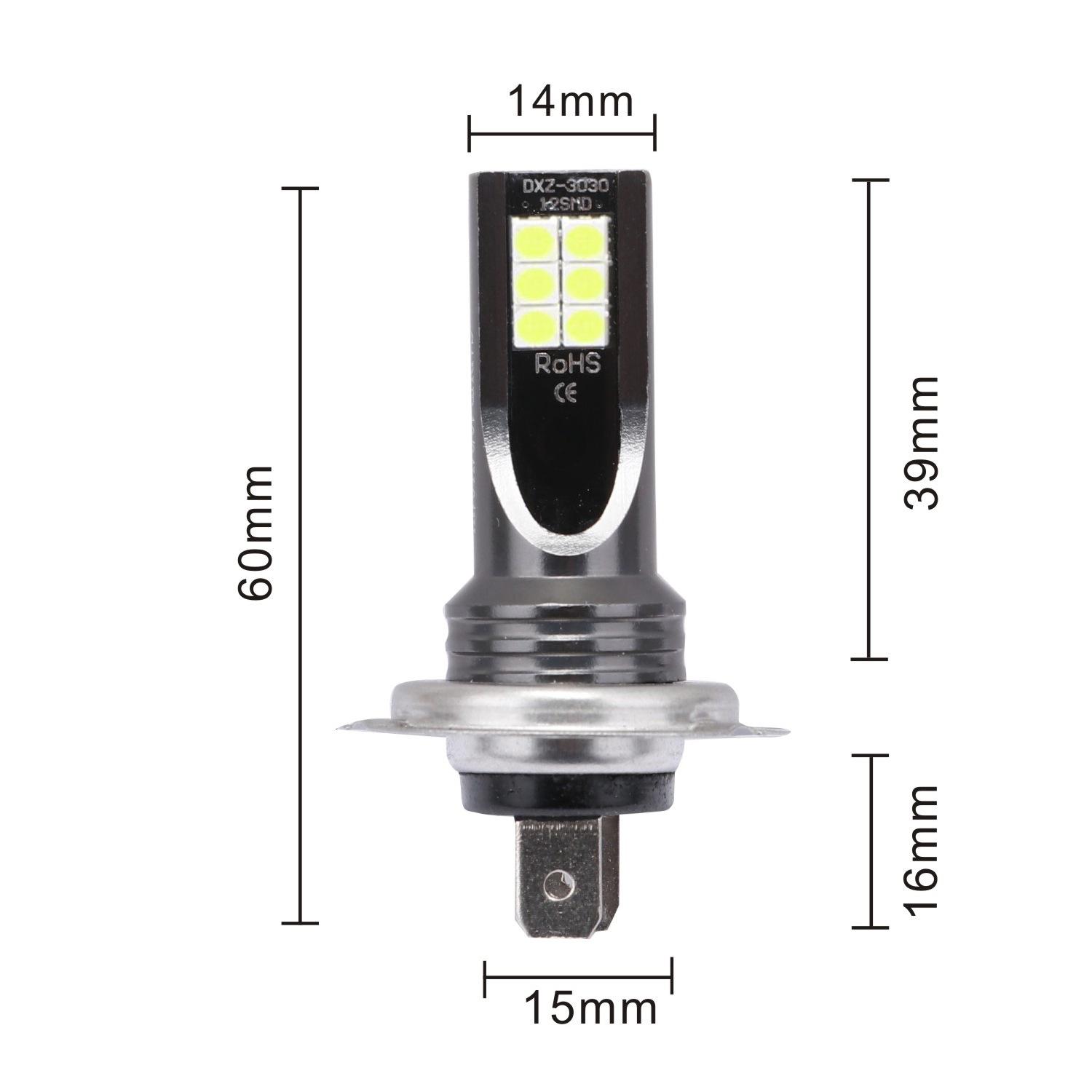 Ưu đãi nhất đèn sương mù led ô tô xe máy led trước bóng to phân phối kho hải ngoại 8000k phụ kiện sửa đèn pha ice blue