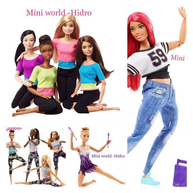 Búp bê Barbie made to move Mtm yoga, dancer chính hãng