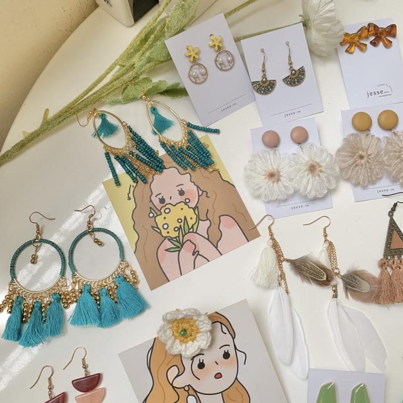 Bông tai Khuyên tai biển , du lịch , Bông tai Boho
