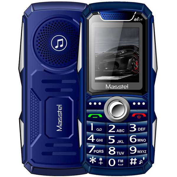 Điện thoại Masstel Play 10 4G - pin trâu - loa to rõ - nhiều tính năng - Hàng Chính Hãng