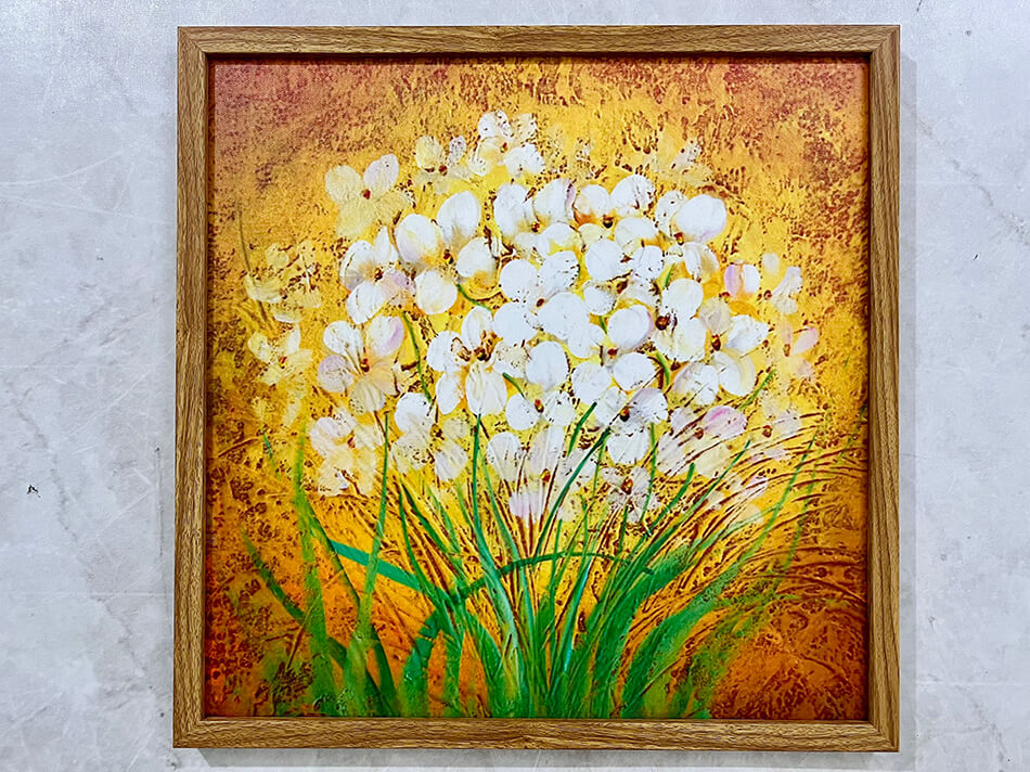 TRANH HOA - TRANH CANVAS - TRANH TREO TƯỜNG HOA TRẮNG