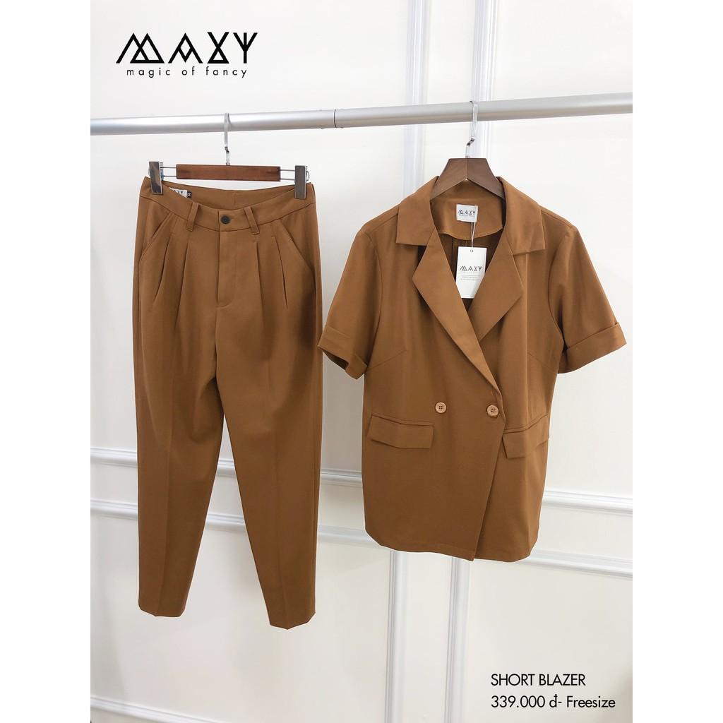 Tổng hợp áo blazer tay ngắn short blazer Maxy Workshop