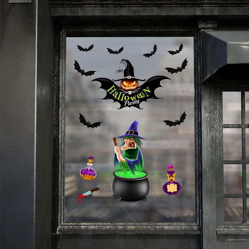 DECAL TRANG TRÍ HALLOWEEN COMBO SỐ 15