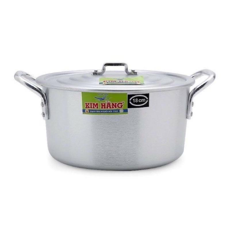 Nồi nhôm nắp bằng 18cm
