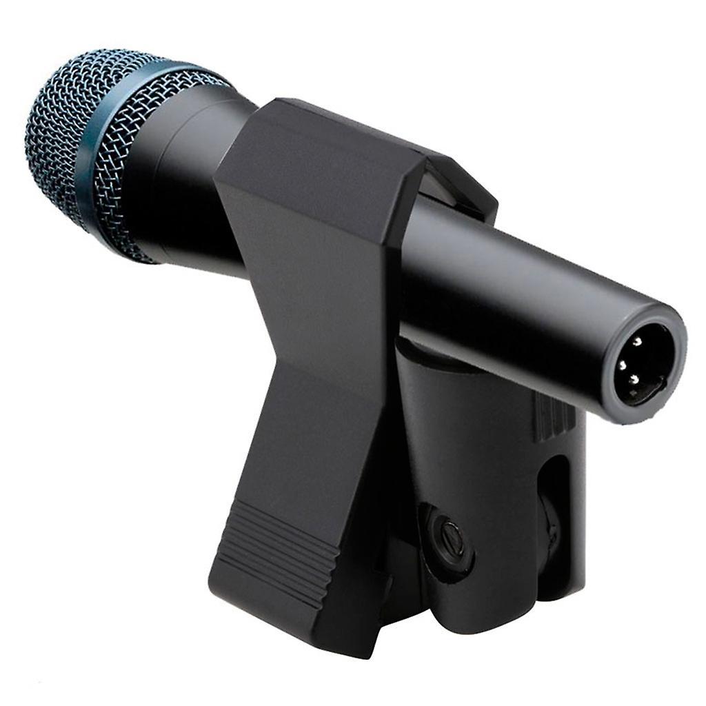 Linh hoạt Micro Mic Stand Phụ kiện Clip Clip Nhựa Holder Gắn màu đen