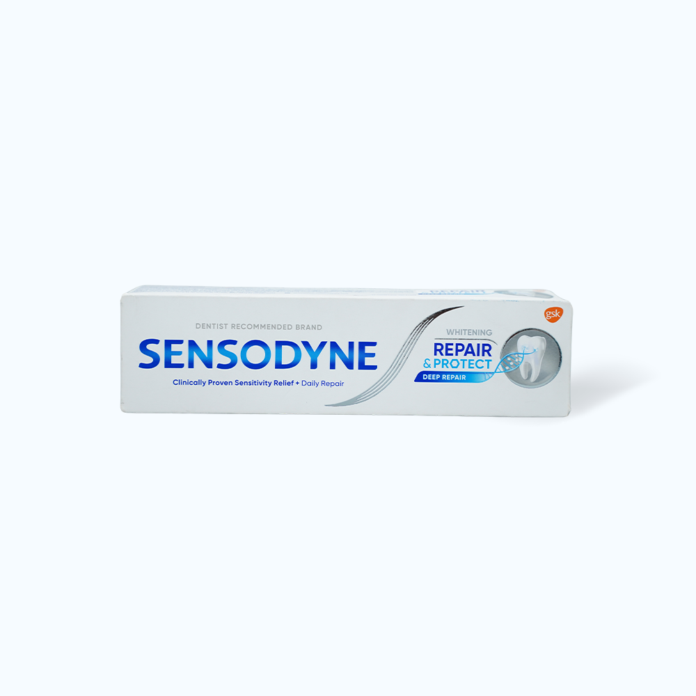 Kem Đánh Răng SENSODYNE Repair &amp; Protect Whitening (tuýp 100g)