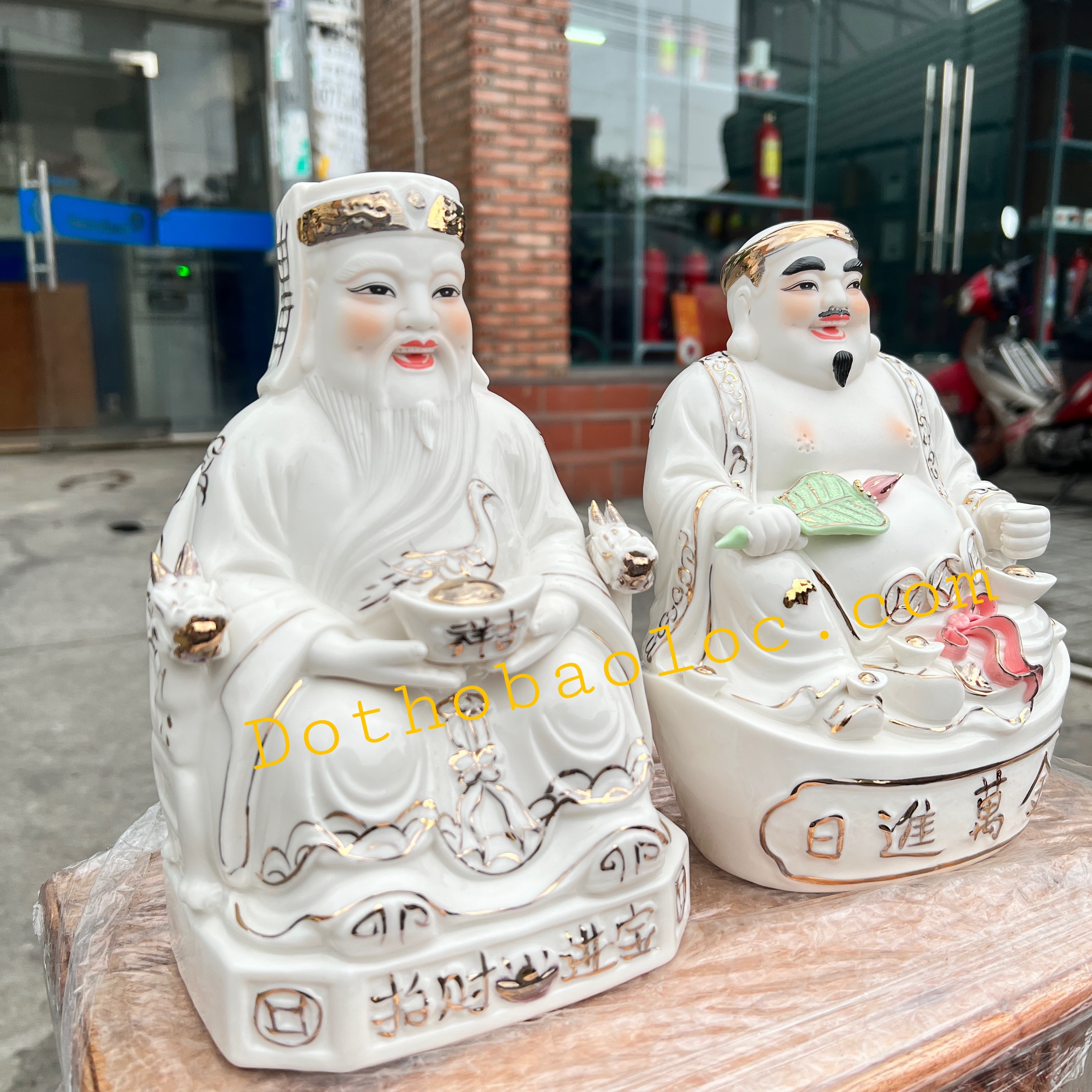 Tượng Thần tài Thổ địa Đức hóa cao cấp cao 22cm