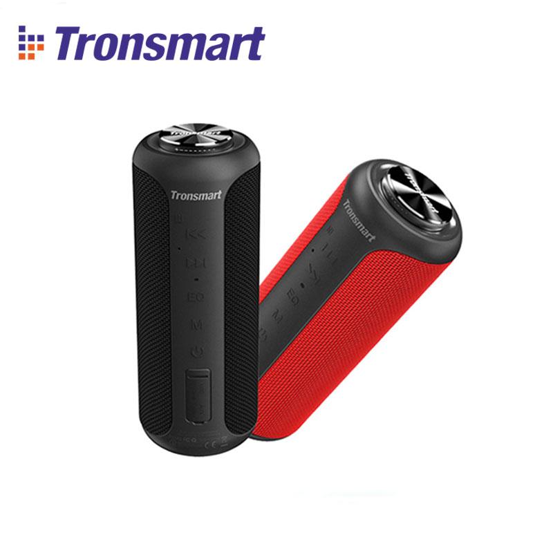 Tronsmart T6 Plus (phiên bản nâng cấp) Bluetooth 5.0 loa 40W loa di động ipx6 với NFC, thẻ TF, ổ đĩa flash USB Color: Red
