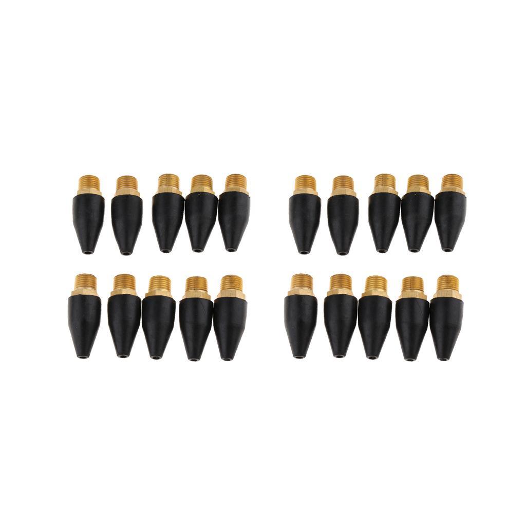 Rubber / Brass Tip for Air Blow 1/8 Inch NPT Male -