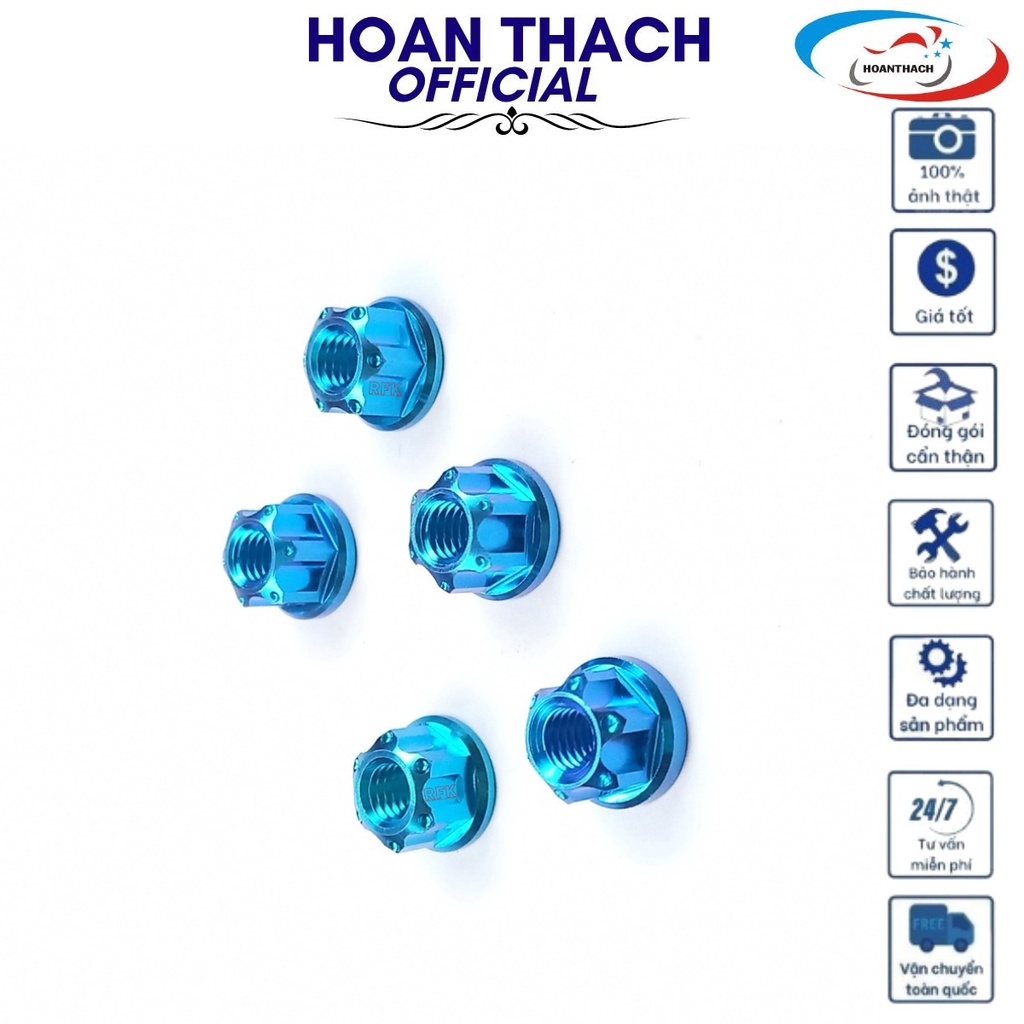 Ốc Tán 6Ly Gr5 Titan Màu Xanh Lục Bảo dùng cho nhiều dòng xe SP010423 (giá 1con)