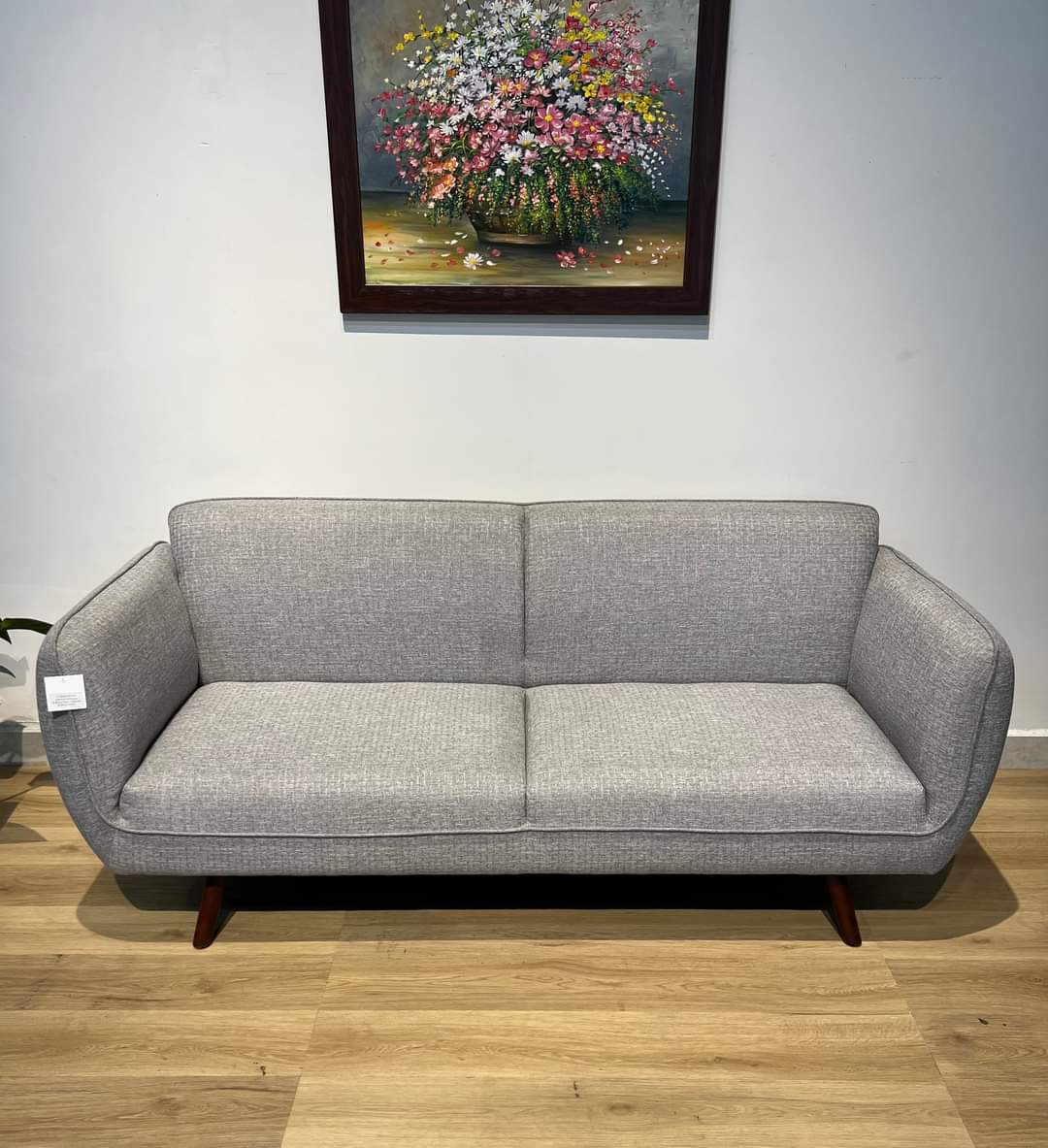 Sofa băng viền Tundo chuẩn xuất khẩu 1m8 màu kem