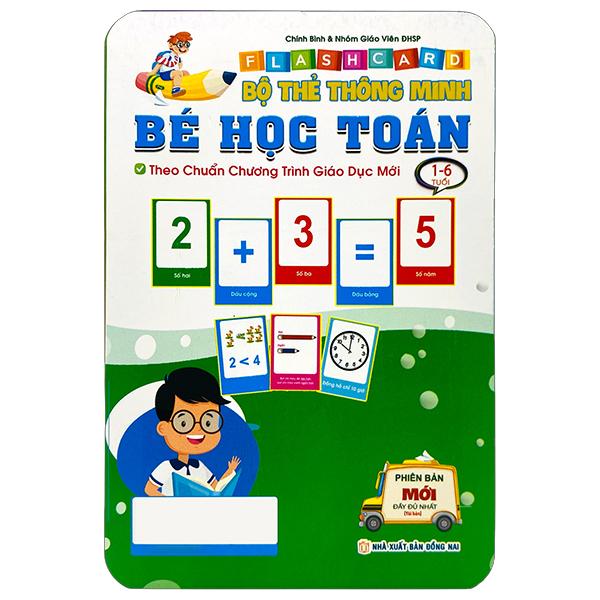 Sách - Flashcard - Bộ Thẻ Thông Minh - Bé Học Toán (1-6 Tuổi) (Tái Bản 2025)