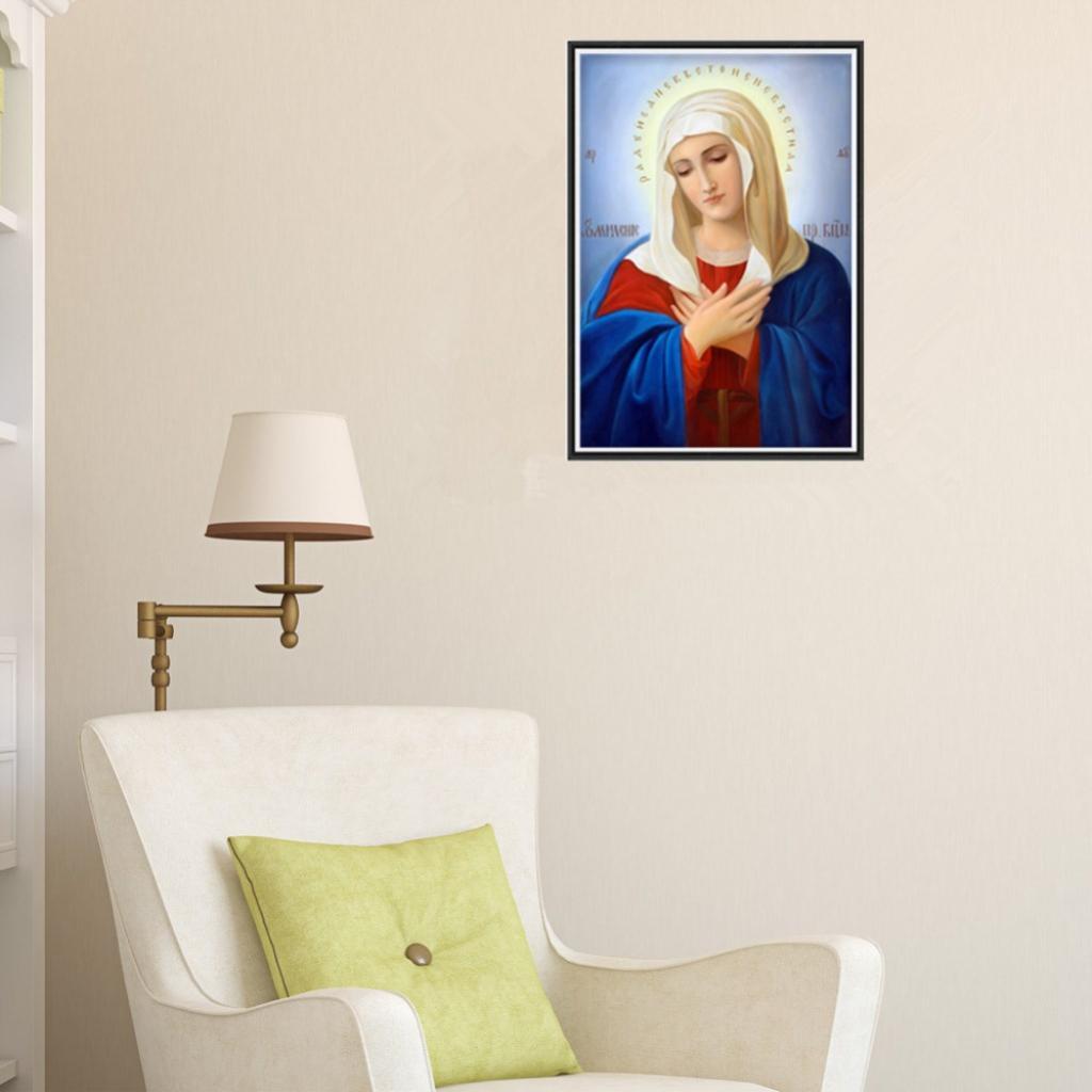 DIY 5D Diamond Painting Embroidery Cross Craft Stitch Home Decoration Arts Crafts - Saint Pattern 23x30cm
