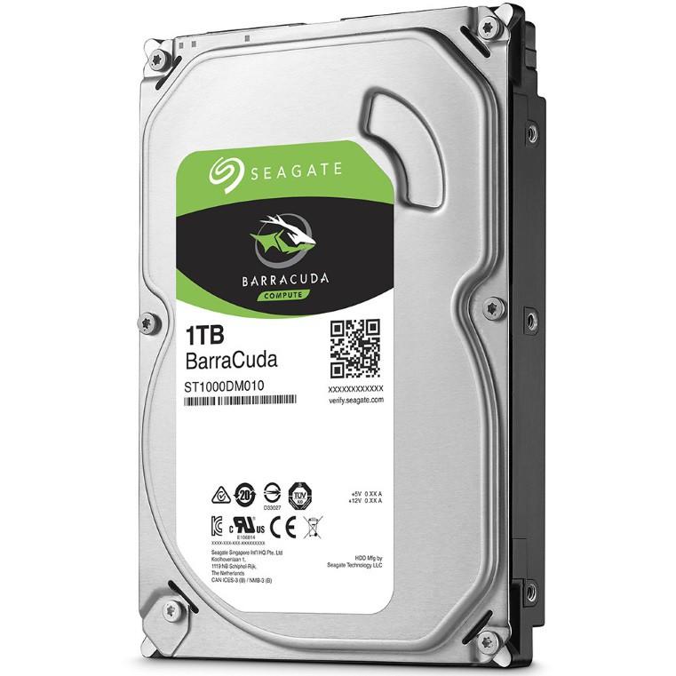 Ổ cứng HDD 3.5&quot; Seagate Barracuda - SKyhawk 1TB SATA 7200RPM- Chính Hãng - Bảo Hành 24 Tháng 1 đổi 1- Refurbished