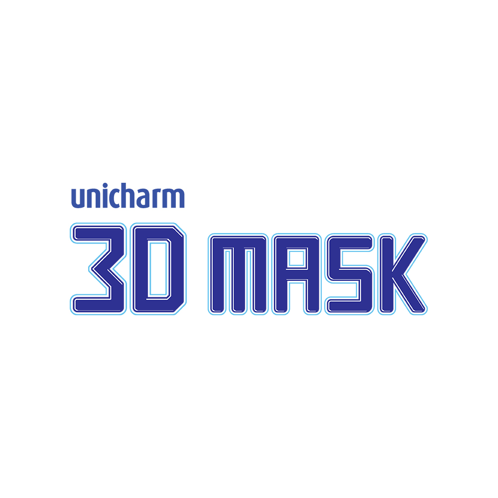 Combo 2 Khẩu trang Unicharm 3D Mask Ngăn Virus size M hộp 100 miếng