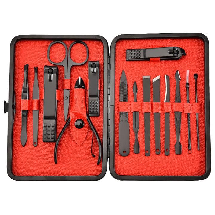 Bộ bấm móng tay 15 Món - Bộ Kềm Cắt Móng Tay Cao Cấp