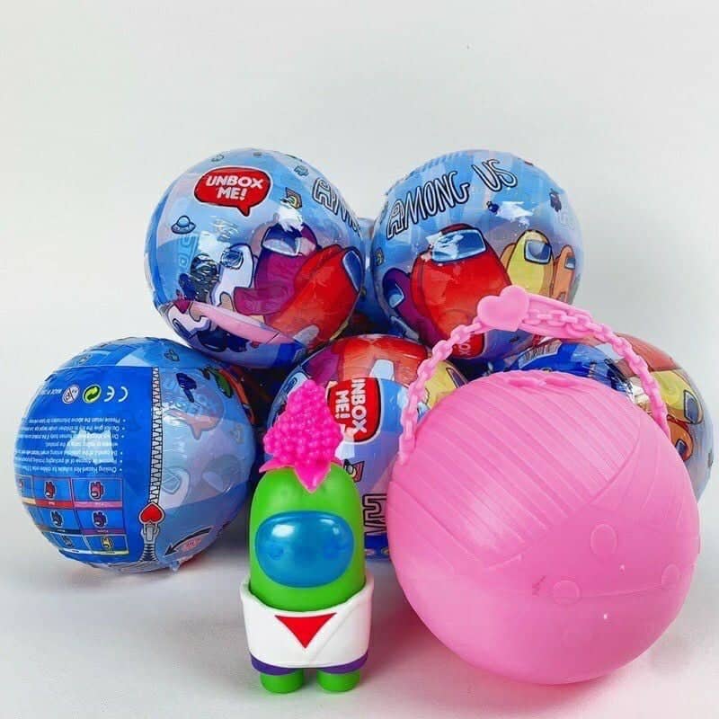 Đồ chơi trứng búp bê phi hành gia Among Us bất ngờ Suprising doll kèm phụ kiện