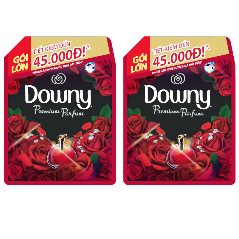Nước xả vải Downy Đam mê 2.3L Combo 2 túi