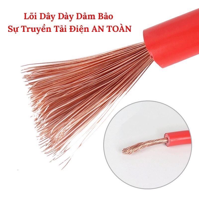 Dây câu bình ắc quy lõi đồng dài 3m chuẩn 1000A - 1,5kg Cao Cấp